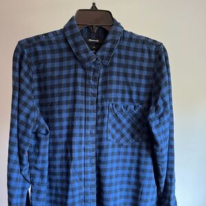 Madewell, Slim fit L, flannel shirt 100% cotton